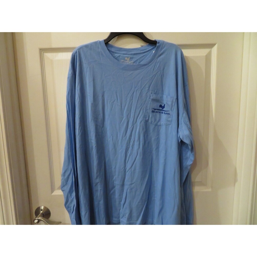 NWT Mens Blue Beach & Barn State of Mind Shirt, M
